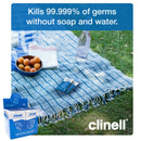 Clinell Antibacterial Hand Wipes (Individually Wrapped) | Pack of 100 sachets