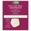 Depend Real Fit Regular Underwear for Women | Pack of 8