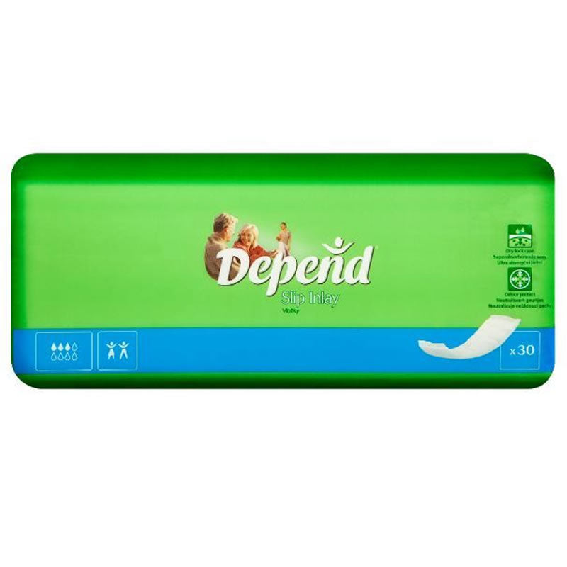 Depend Slip Inlay - Booster Pads