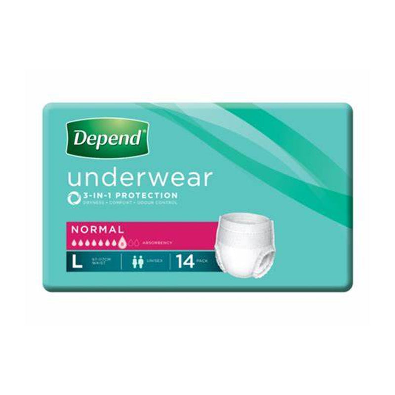 Depend Underwear NORMAL | Carton of 56