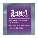 Depend Underwear RealFit Female Night Defence Size Large | Pack of 8