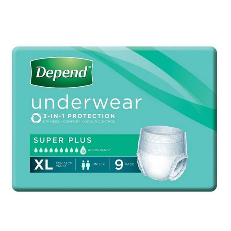 Depend Underwear SUPER PLUS | Packet