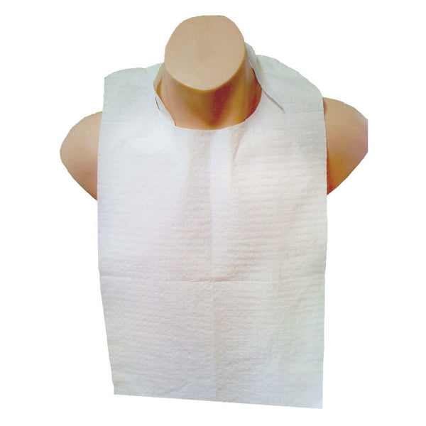 Disposable Clothing Protector Bib | Carton of 500