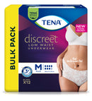 TENA Women's Discreet Pants Low Waist in White | Packet