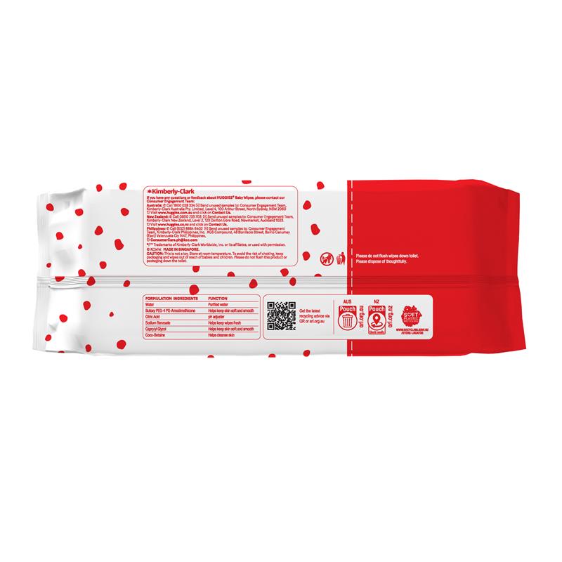 Huggies Essential Clean Baby Wipes | Carton of 480