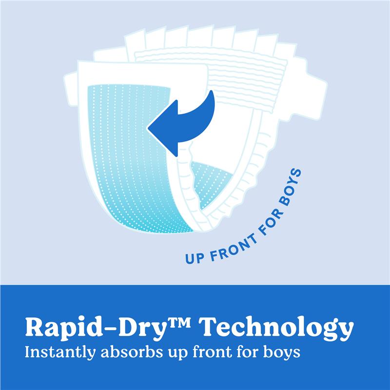 Huggies Ultra Dry Nappies for Boys Size 3 Crawler (6-11kg) | Pack of 44