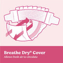 Huggies Ultra Dry Nappies for Girls Size 3 Crawler (6-11kg) | Pack of 44