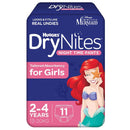 Huggies DryNites Pyjama Pants for GIRLS Size 2-4 years, 13-20kg | Pack of 10