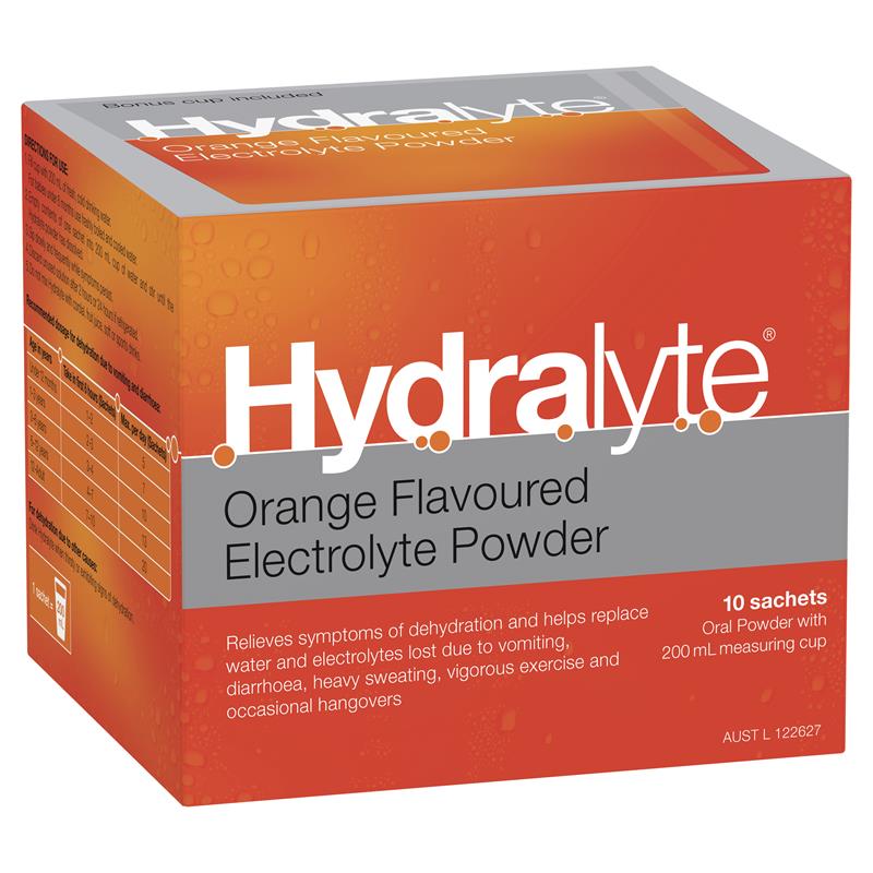 Hydralyte Electrolyte Powder Sachets 4.9g | Pack of 10 sachets