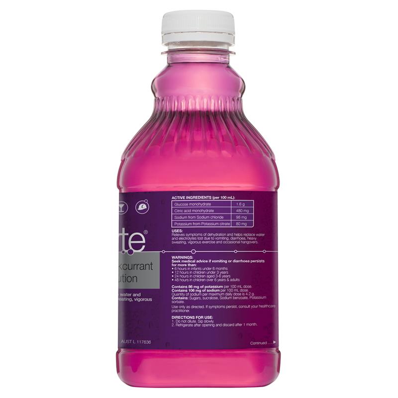 Hydralyte Liquid 1 Litre Apple Back 2