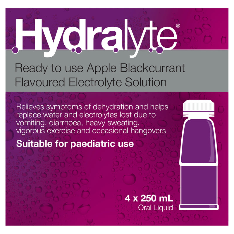 Hydralyte Ready to Drink 250mL Electrolyte Solution Apple