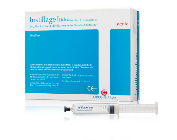 Instillagel Lido (Lidocaine) Lubricant 11mL Syringe | Carton of 10