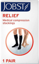 JOBST Relief Knee High Closed Toe Full Calf Compression Stocking  | 1 Pair