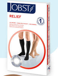JOBST Relief Knee High Closed Toe Compression Stocking | 1 Pair