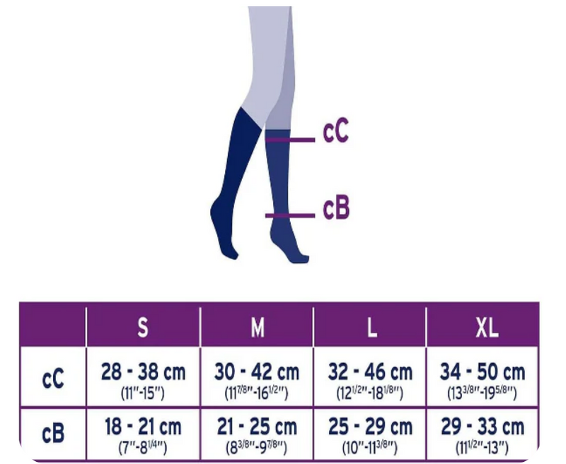 JOBST SoSoft Knee High Compression Socks 8-15mmHg | 1 Pair