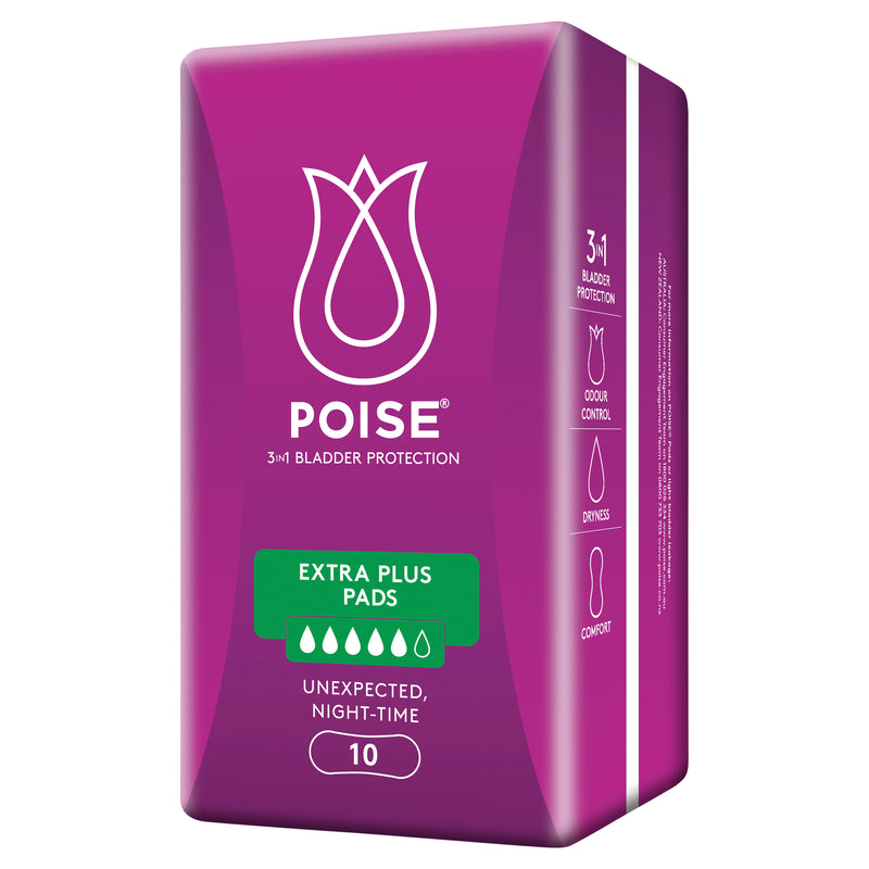 Poise Pads Extra Plus | 10 per packet