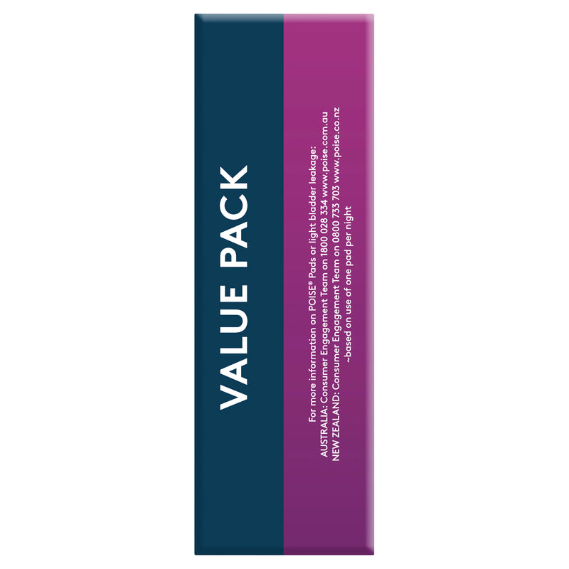 Poise Pads Overnight Bulk Pack | Pack of 16