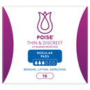 Poise Thin and Discreet Pad Regular | 16 per packet