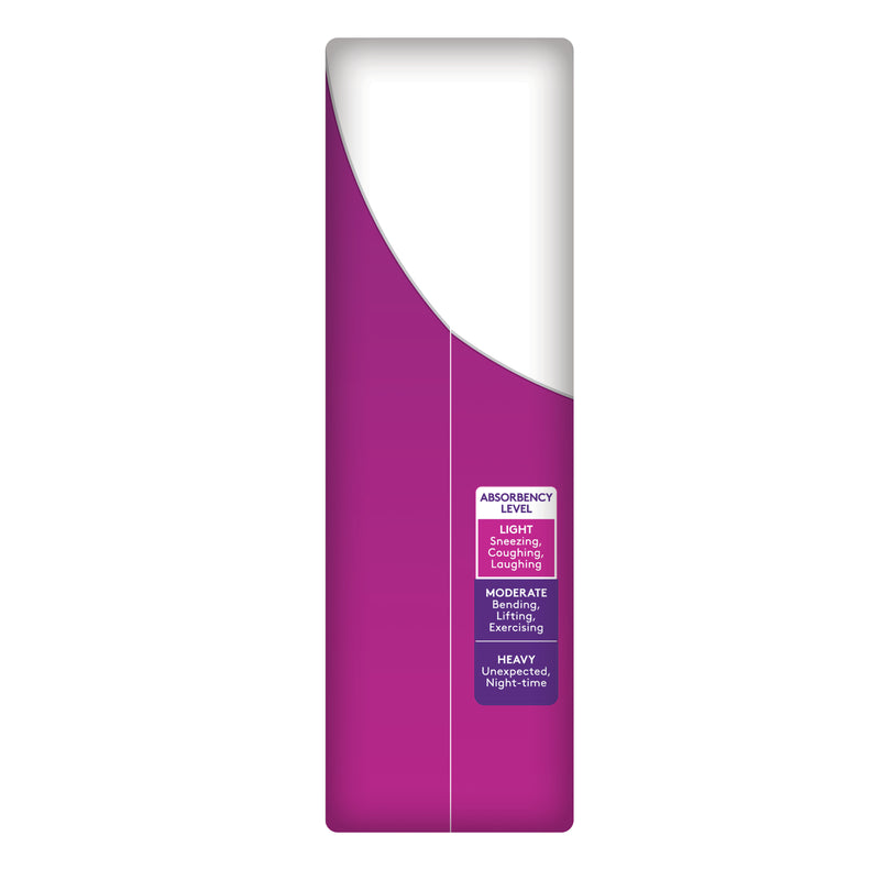 Poise Extra Long Liner with Charcoal 70mL | Pack of 20