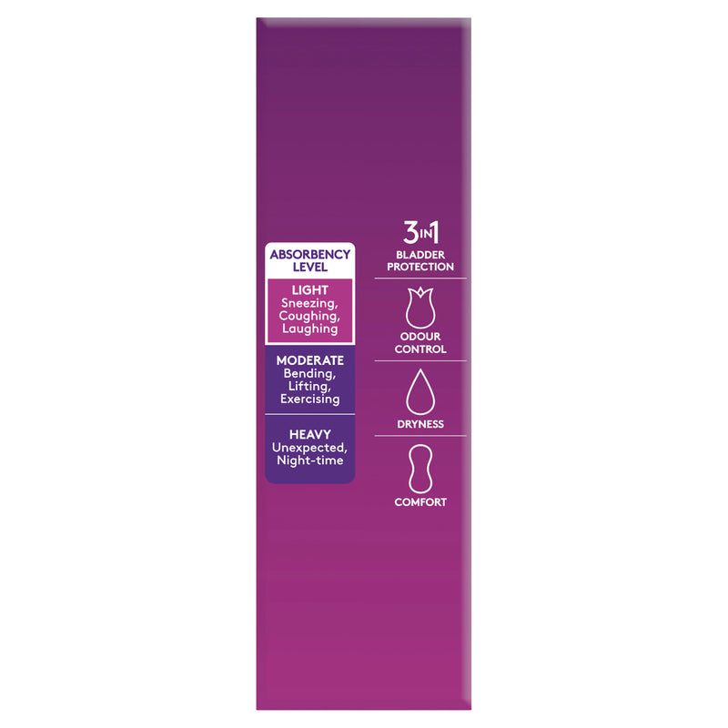 Poise Liners For Bladder Leaks Regular | 26 per Packet
