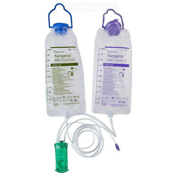 Kangaroo OMNI Feeding sets with Flush Bag (Non-Sterile) | Pack of 30