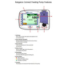 Kangaroo Connect Enteral Feeding Pump with Pole Clamp