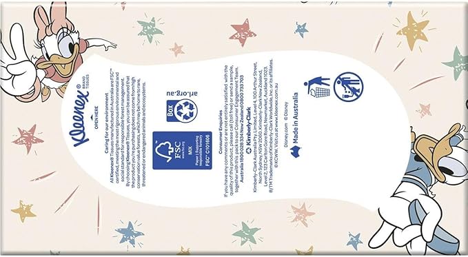 Kleenex Facial Tissues Kids 2 Ply Pack of 200 Tissues | Carton of 25 packs