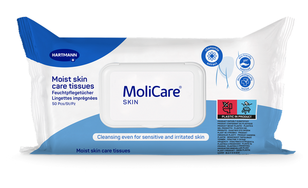 MoliCare Moist Skin Care Tissues | Pack of 50