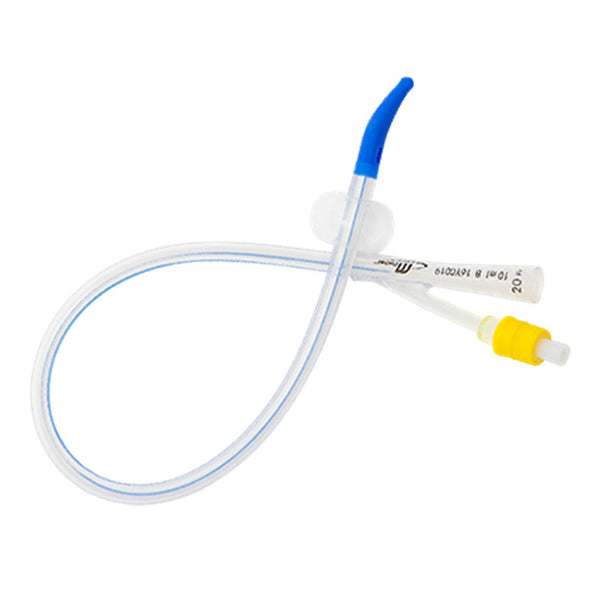 MDevices 2-Way Foley Catheter Tiemann Tip 41cm with 5-10mL Balloon | Carton of 10