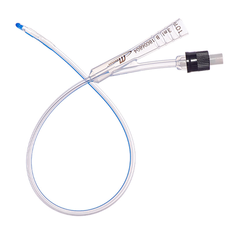 MDevices 2-Way Silicone Foley Catheter Paediatric 33cm 1.5-3mL Balloon | Carton of 10