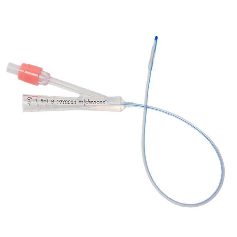 MDevices 2-Way Silicone Foley Catheter Paediatric 33cm 1.5-3mL Balloon | Carton of 10