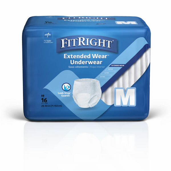 Medline FitRight ExtendedWear Underwear | CARTON