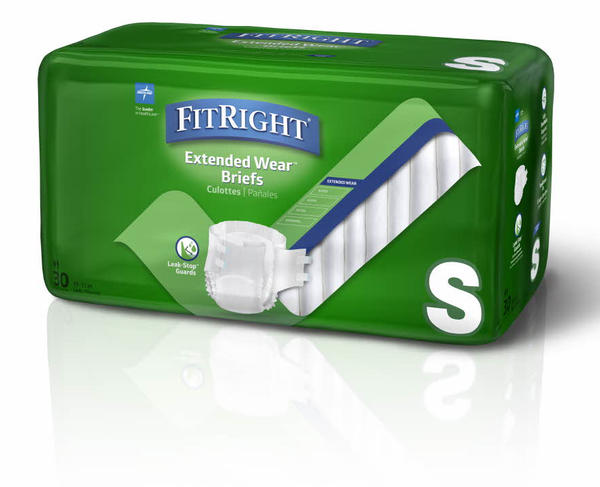 Medline FitRight ExtendedWear Super Brief | Carton