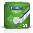 Medline FitRight ExtendedWear Super Brief | Carton