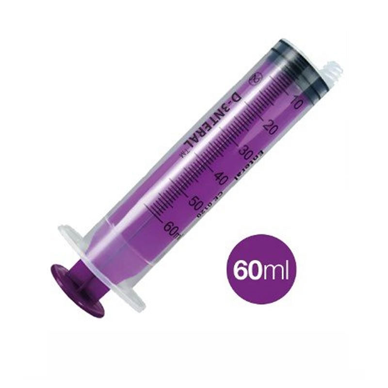 ENFit 60ml Enteral Reusable Feeding Syringe