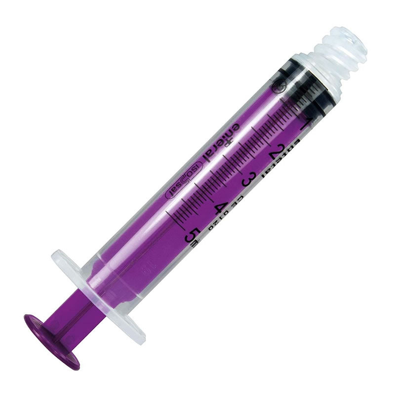 ENFit 5ml Enteral Reusable Feeding Syringe
