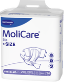 MoliCare Slip +SIZE 8D 2XL/3XL (w175-245cm) | Pack of 14