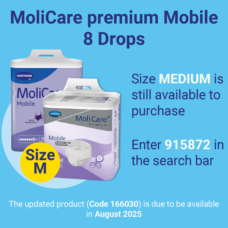 MoliCare Premium Mobile Pull-Up Pants 8 Drops | Packet of 14