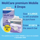 MoliCare Premium Mobile Pull-Up Pants 8 Drops | Packet of 14