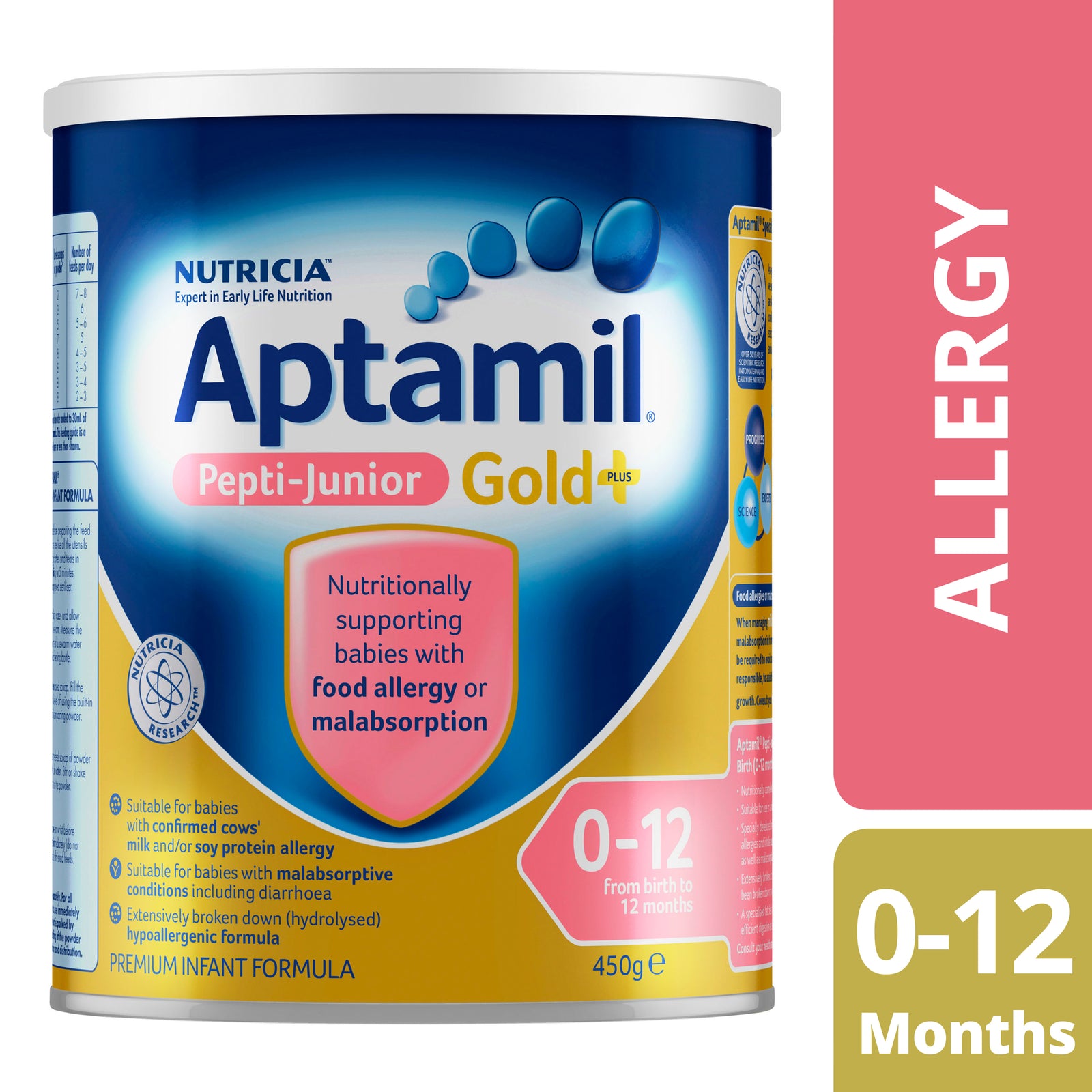 Aptamil Gold+ Pepti-Junior Formula for food allergy or malabsorption