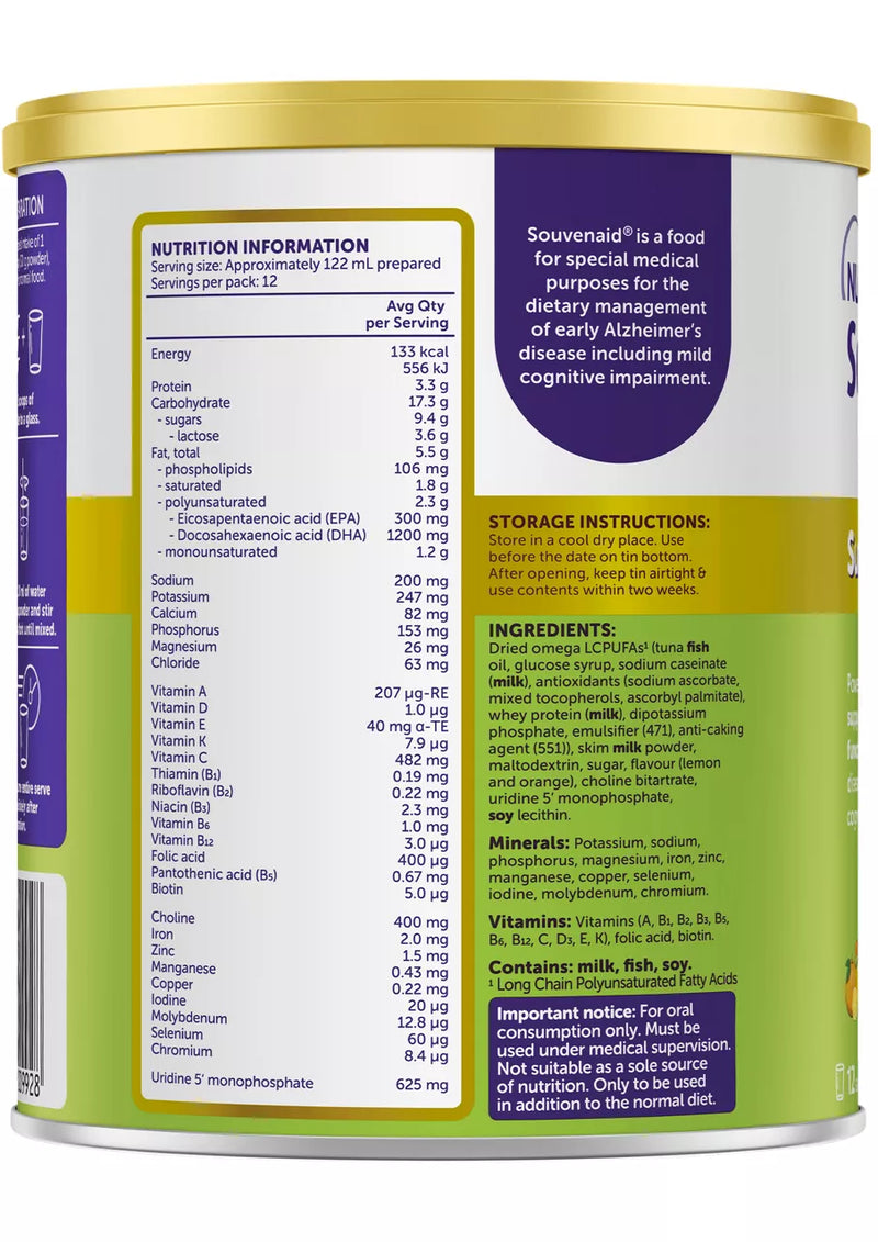 Nutricia Souvenaid Powder 360g | Each