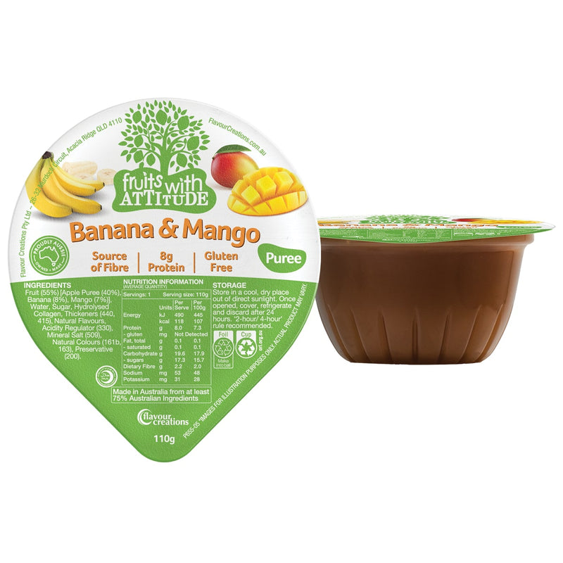 Flavour Creations Fruit with Attitude 110g tubs | Carton of 12