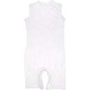Adult's Sleeveless with Short Legs Onesie, Studs at Crotch, Body Suit