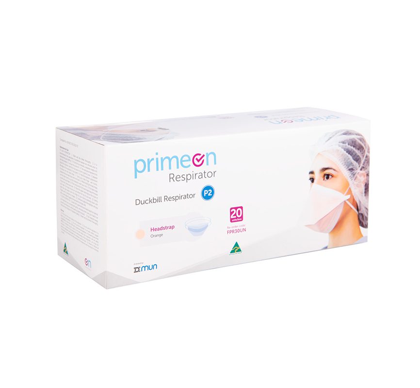 PrimeOn Duckbill P2 Face Mask – Standard Fit (Pack of 20)
