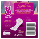 Poise LiveFree Regular Pads 110mL No Wings | Pack of 14