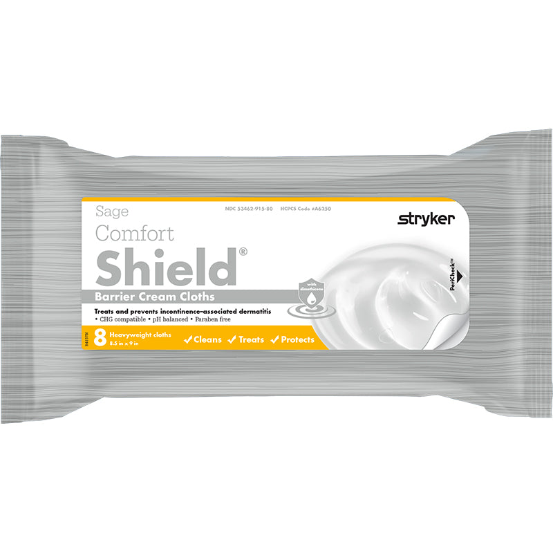 Sage Comfort Shield Barrier Cream Cloths | Pack of 8