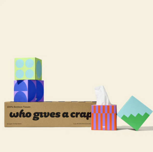 Who Gives A Crap Forest Friendly 3 Ply Tissues 60 sheets per box | Carton of 12