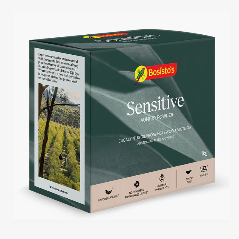 Bosisto's Sensitive Laundry Powder 1kg