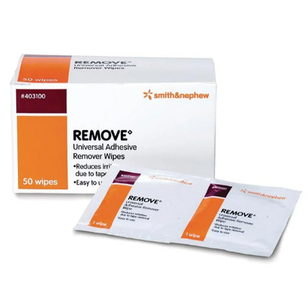 Smith & Nephew Universal Adhesive Remover Wipes | Pack of 50