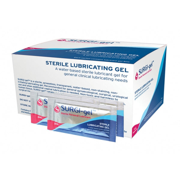 Surgi-Gel Sterile Lubricant Gel Sachets 3mL | Pack of 144